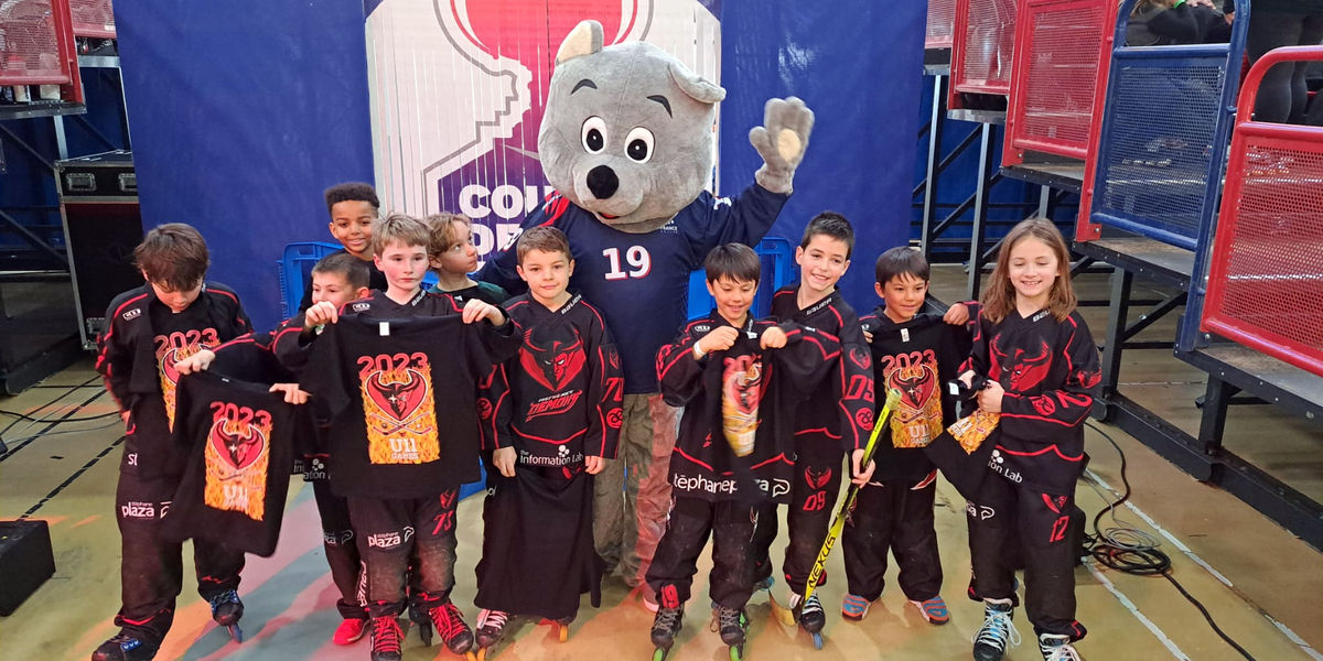 asnieres roller hockey démons U11 games 2023 paris halle carpentier