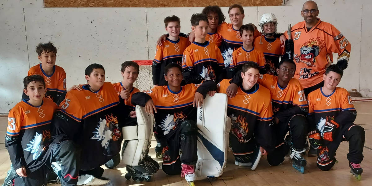 asnieres roller hockey démons u15 championnats idf blanc-mesnil