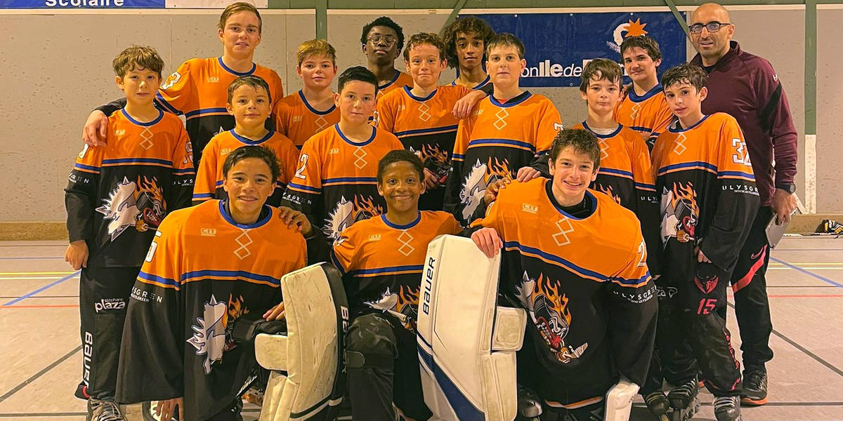 asnieres roller hockey démons u15 championnats idf aubergenville