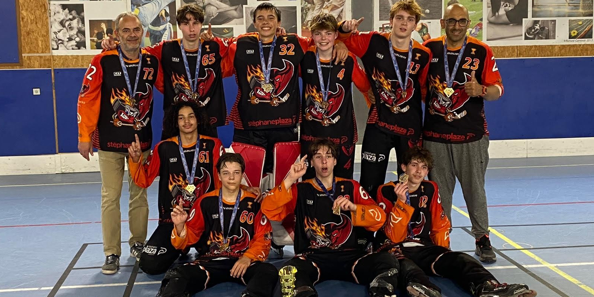 asnieres roller hockey championnat idf U20 champions