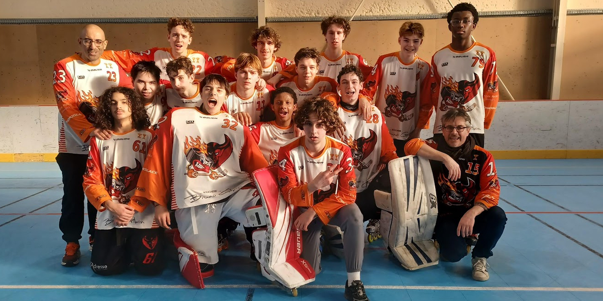 asnieres roller hockey championnat U20 n2 collegien