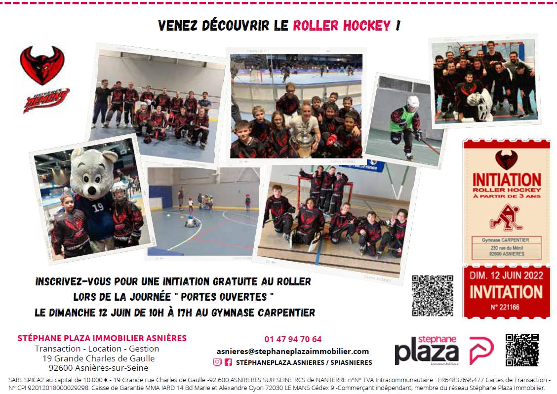 Asnières infos mai 2022 roller hockey